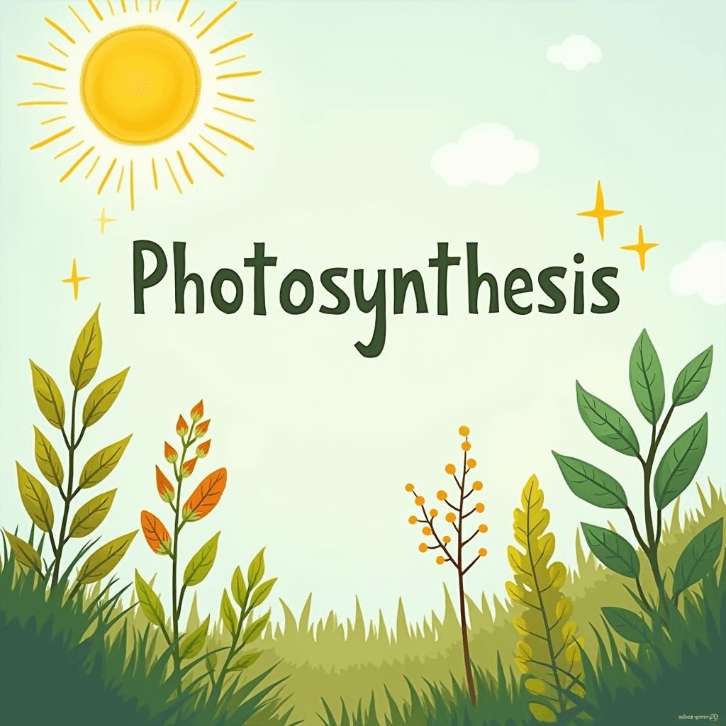 Photosynthesis flashcard example
