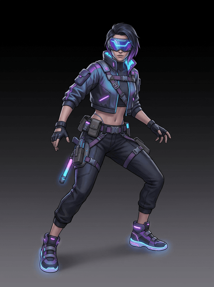 Source cyberpunk game runner hero image